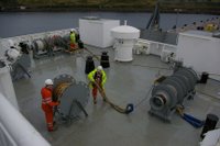 Preparing for departure