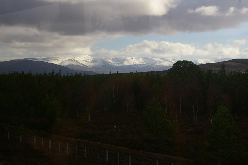 Snow on the Cairngorms