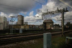 London, the railway view