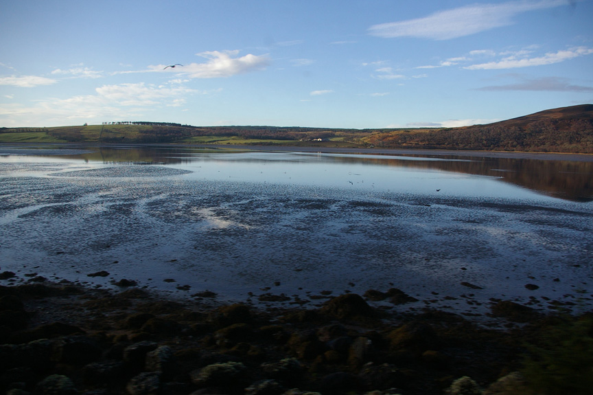 A tidal flat along the North Sea coast